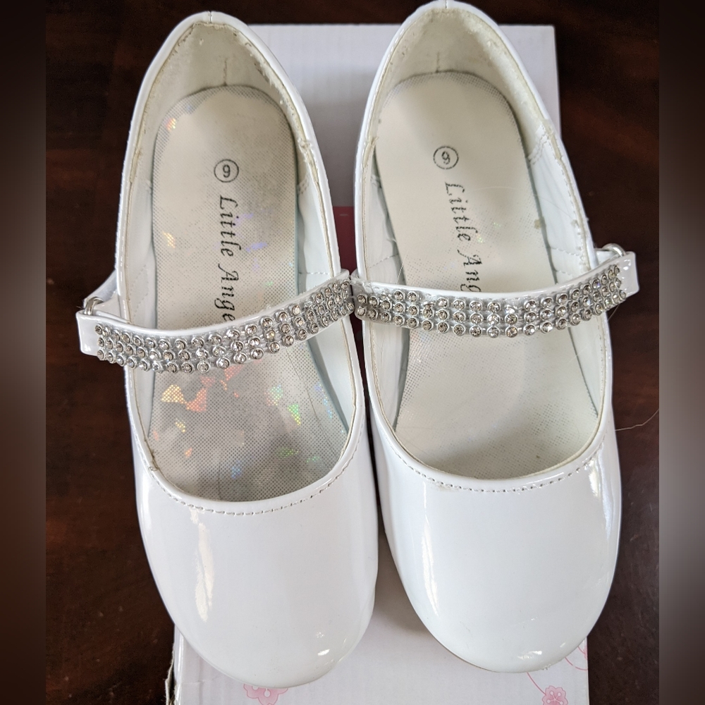 Little Angel toddler size 9 flower girl shoes